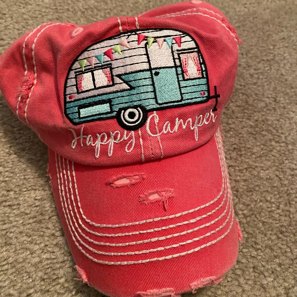 Happy camper hat